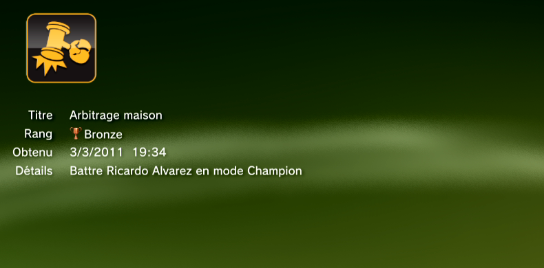 Fight Night Champion - Trophées - BRONZE - 5