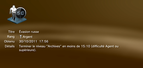 GoldenEye 007 Reloaded - Trophées - ARGENT  09