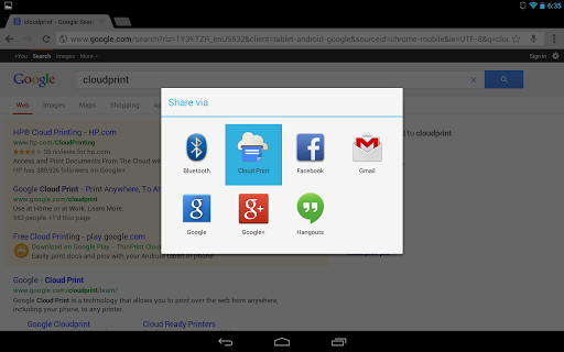 Google Cloud Print 6