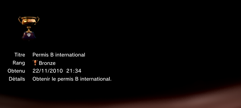 Gran Turismo 5 trophees BRONZE 08