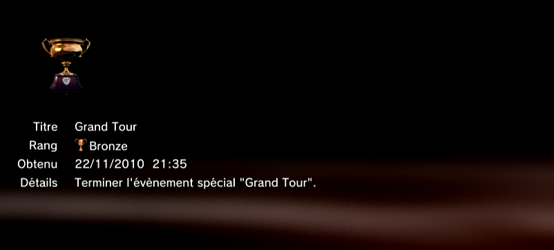 Gran Turismo 5 trophees BRONZE 13