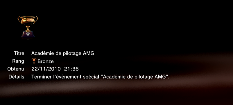 Gran Turismo 5 trophees BRONZE 15