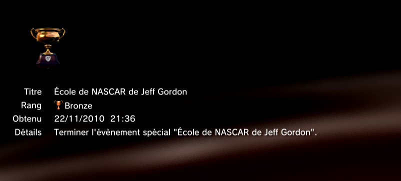 Gran Turismo 5 trophees BRONZE 17