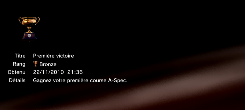 Gran Turismo 5 trophees BRONZE 19