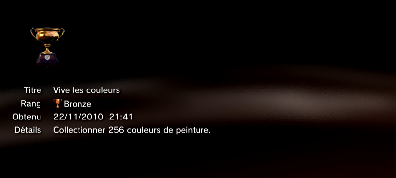 Gran Turismo 5 trophees BRONZE 43