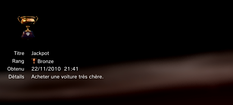 Gran Turismo 5 trophees BRONZE 46