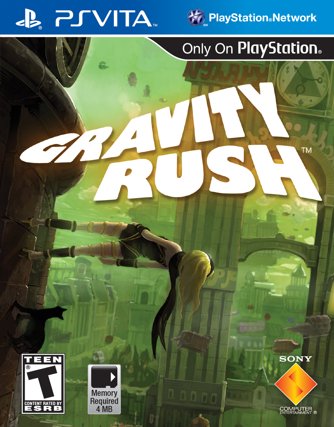 Gravity Rush box art cover jaquette US