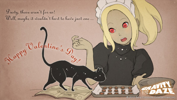 Gravity Rush carte de la Saint Valentin