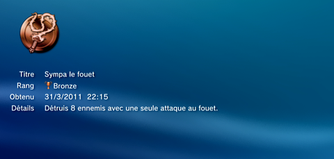 Heros Playstation Move - Trophees - BRONZE - 12