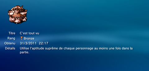 Heros Playstation Move - Trophees - BRONZE - 24