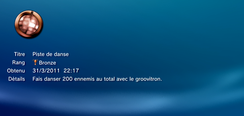 Heros Playstation Move - Trophees - BRONZE - 25