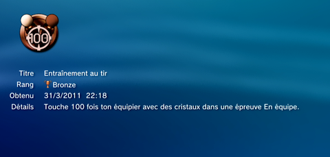 Heros Playstation Move - Trophees - BRONZE - 38