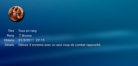 Heros Playstation Move - Trophees - BRONZE - 8
