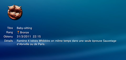 Heros Playstation Move - Trophees - BRONZE - 9