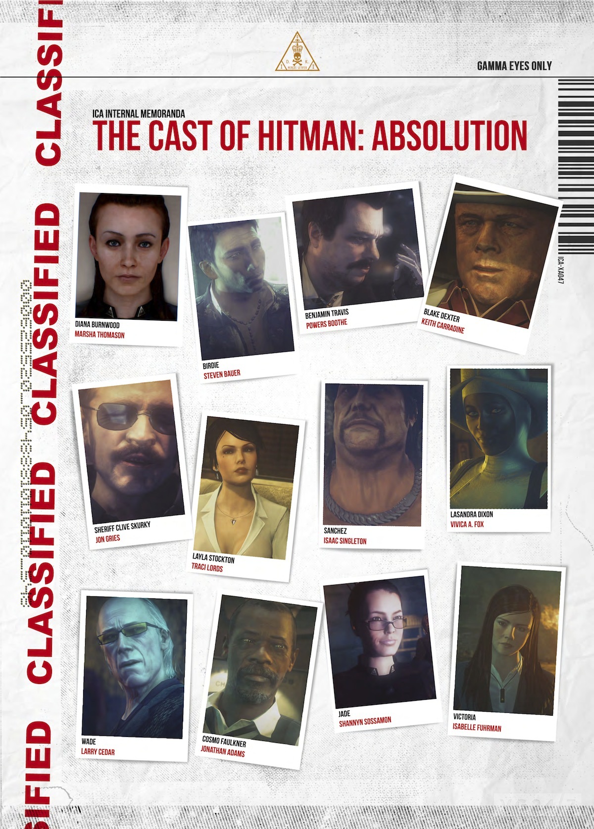 Hitman absolution casting
