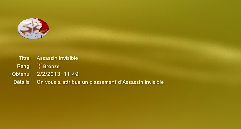 HITMAN CONTRACTS - TROPHEES - BRONZE - 0002