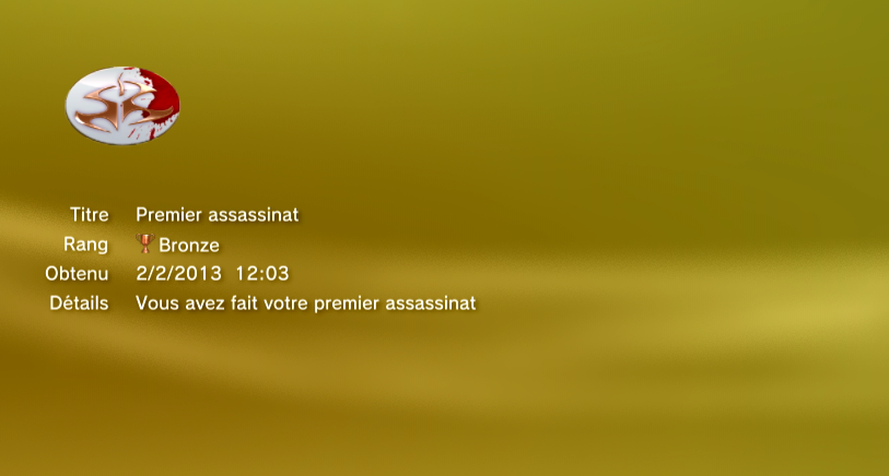 HITMAN SILENT ASSASSIN - TROPHEES - BRONZE - 0002