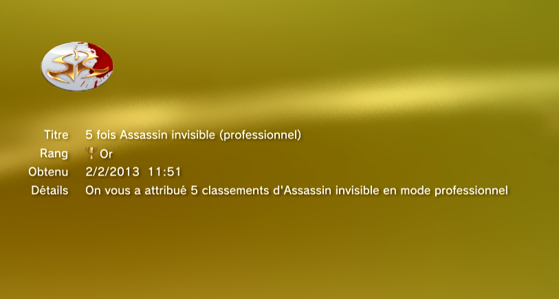 HITMAN SILENT ASSASSIN - TROPHEES - OR - 0004