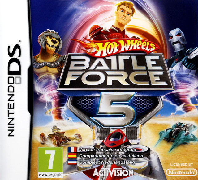 hot wheels battle force 5 ds jaquette