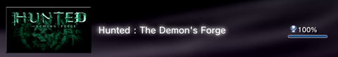 Hunted The demon's Forge trophées FULL