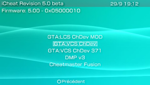 iCheat R5 Beta 007