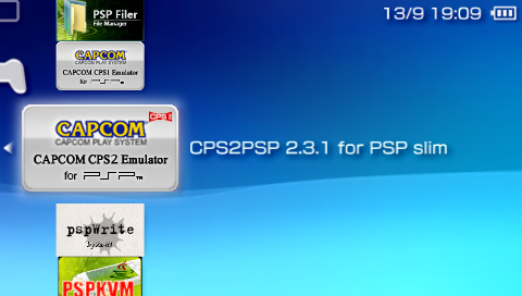 Image XMB CPS2PSP