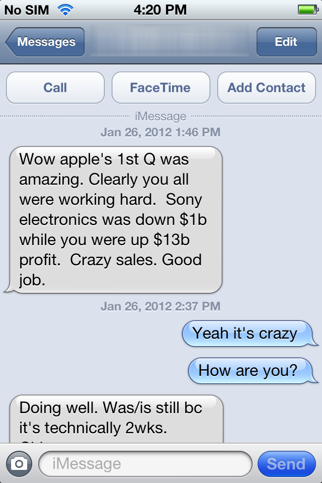 iMessage 1