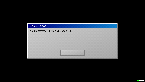 Installation fini