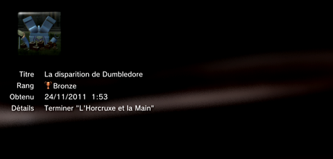 LEGO harry potter année 5 à 7 - trophées - BRONZE 13