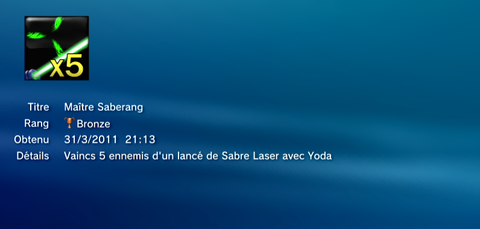 Lego Star Wars III - Trophees - BRONZE -  26