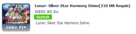 Lunar Silver Star Harmony demo