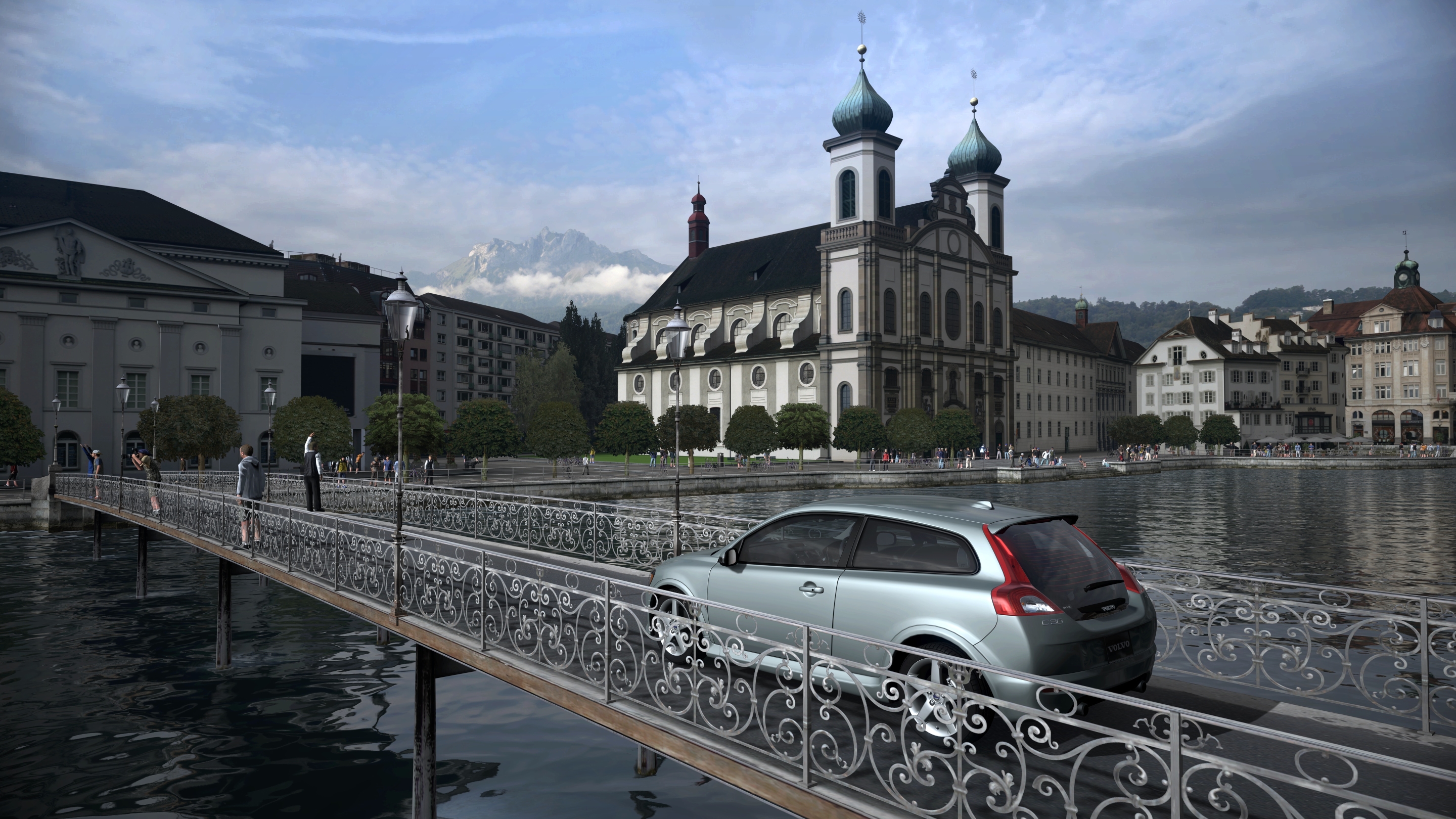 LuzernChapelBridge_Volvo_C30_T5_R-Design-2009_002