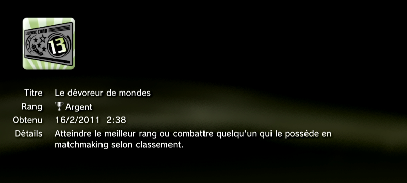 Marvel vs Capcom 3 troph&eacute;es ARGENT  6