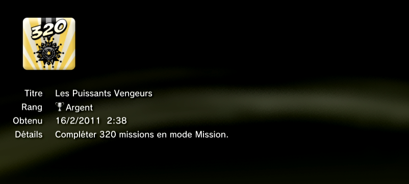 Marvel vs Capcom 3 troph&eacute;es ARGENT  7