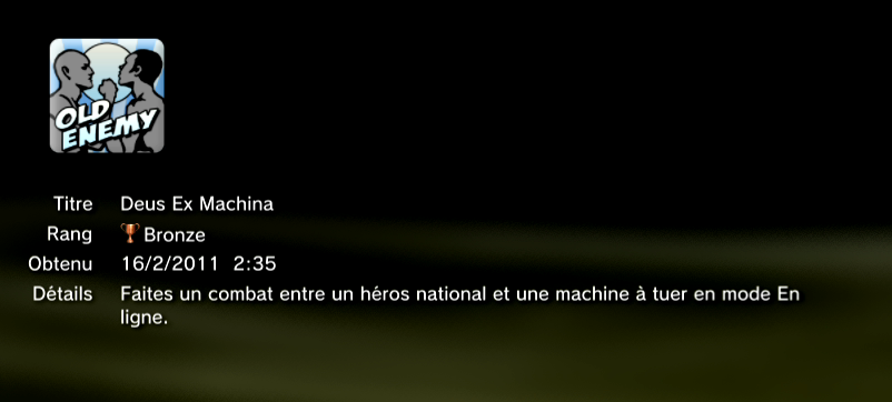 Marvel vs Capcom 3 trophées BRONZE  23