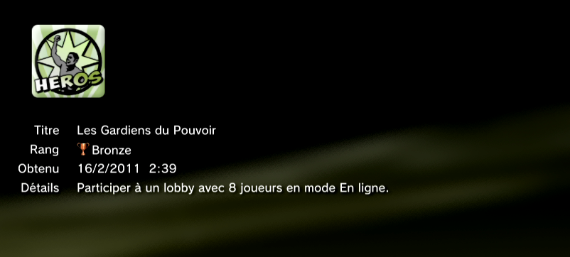 Marvel vs Capcom 3 trophées BRONZE  30