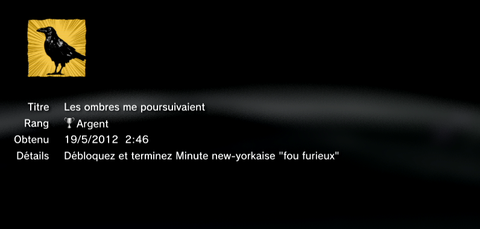 Max Payne Trophées ARGENT -  2