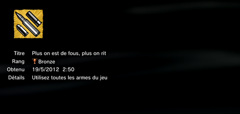 Max Payne Trophées BRONZE -  25