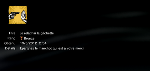 Max Payne Troph&eacute;es MASQUES -  1
