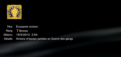 Max Payne Troph&eacute;es MASQUES -  2