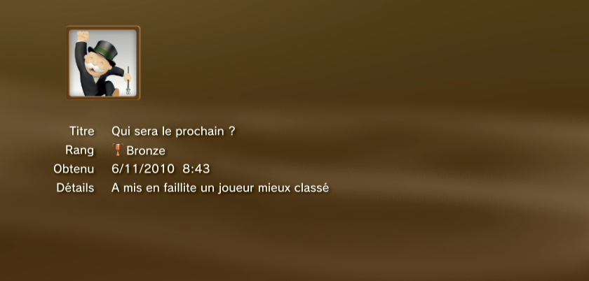 Monopoly streets trophees BRONZE PS3 PS3GEN 01