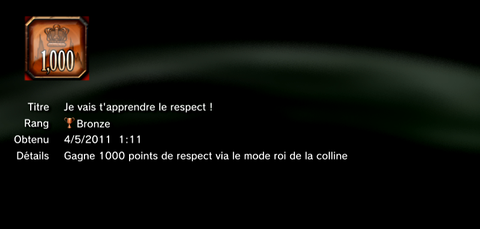 Mortal kombat  trophées BRONZE   14