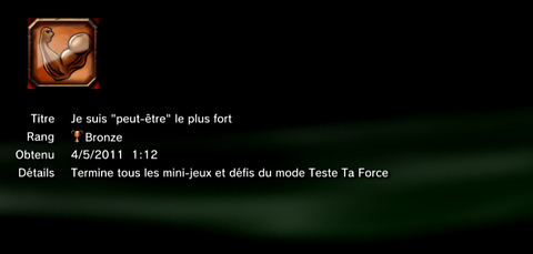 Mortal kombat  trophées BRONZE   21
