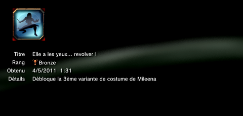 Mortal Kombat trophees MASQUES  2