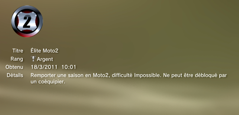 MotoGP10-11 - Trophees - ARGENT -   5