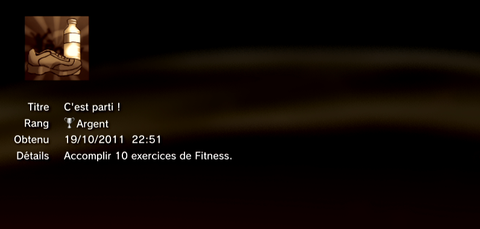 My Body Coach 2 - trophées -ARGENT 1