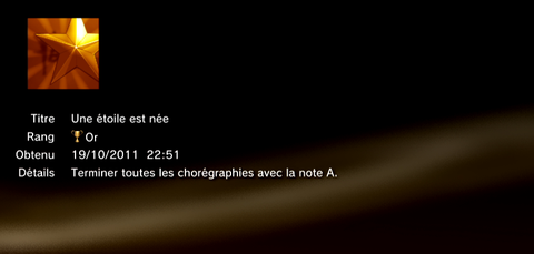 My Body Coach 2 - trophées -OR 5