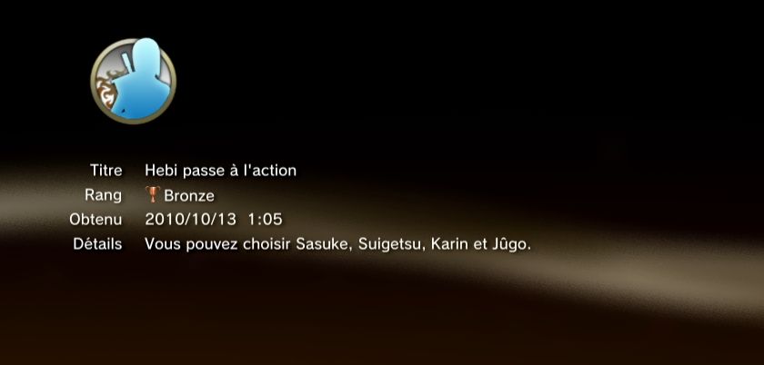 naruto shippuden ultimate ninja storm 2 trophees bronze 14