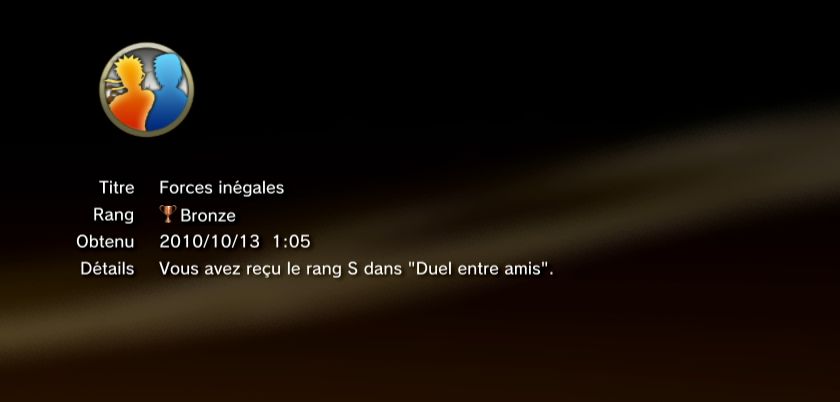 naruto shippuden ultimate ninja storm 2 trophees bronze 20