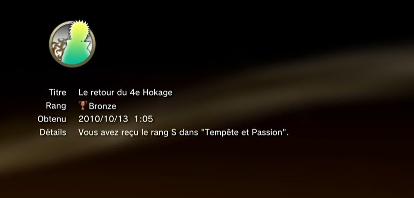 naruto shippuden ultimate ninja storm 2 trophees bronze 21